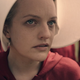 Elisabeth Moss as Offred/June on The Handmaid’s Tale. Image: Hulu
